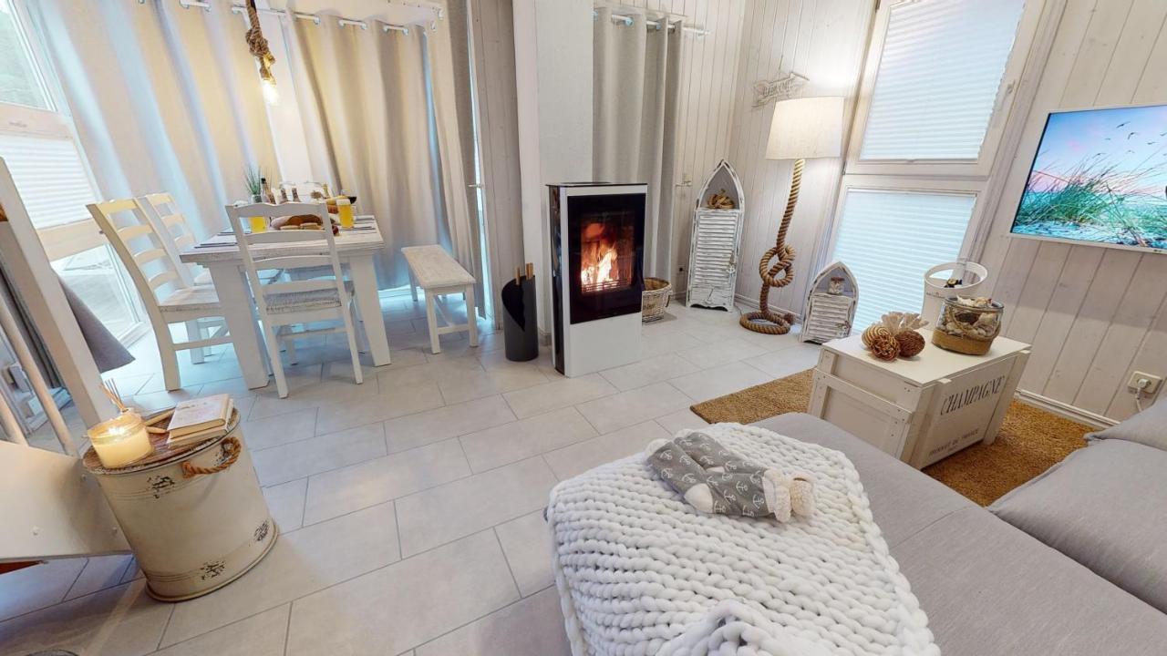 Strandhaus Ruegen - Meerblick, Sauna, Kamin & Whirlpool บาเบอ ภายนอก รูปภาพ