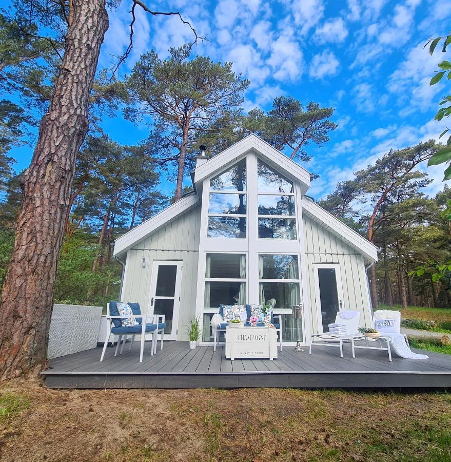 Strandhaus Ruegen - Meerblick, Sauna, Kamin & Whirlpool บาเบอ ภายนอก รูปภาพ