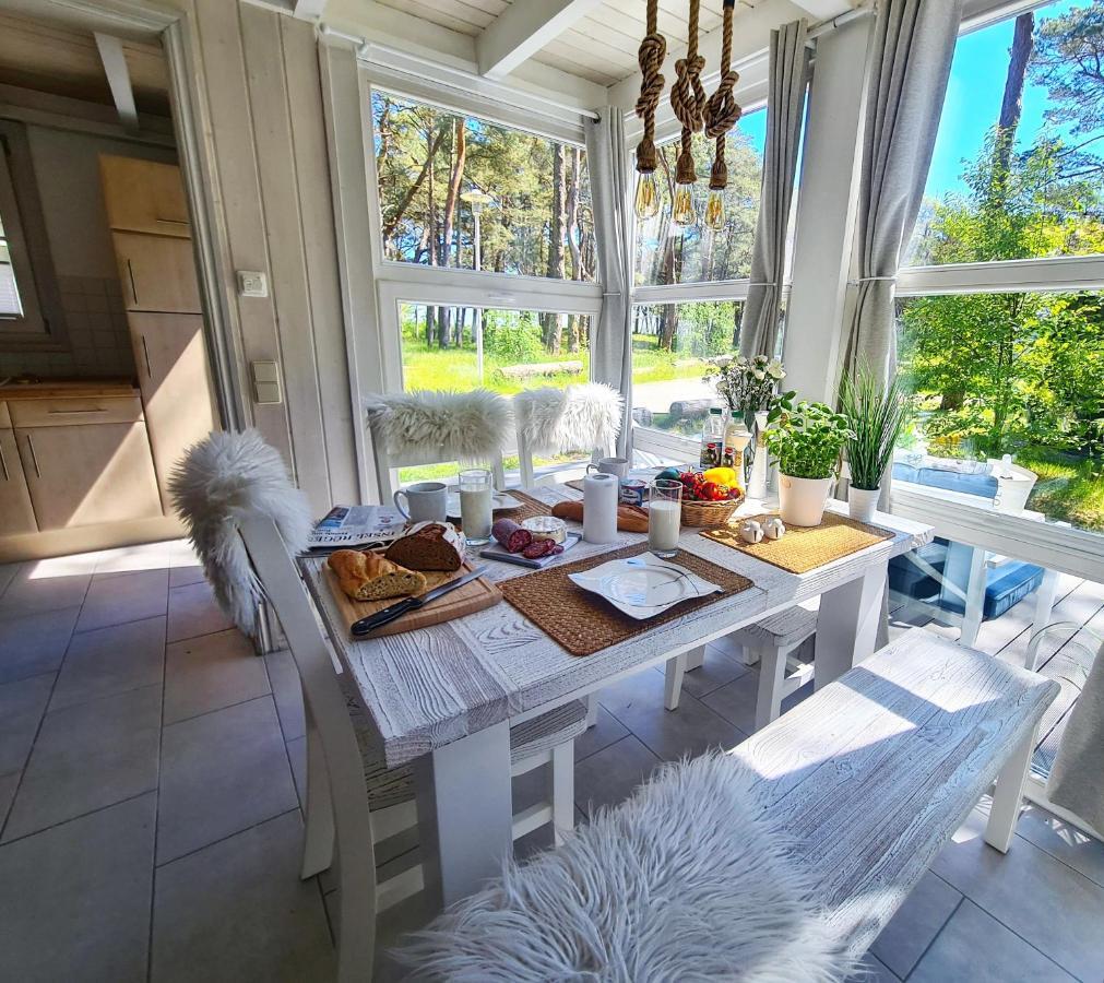 Strandhaus Ruegen - Meerblick, Sauna, Kamin & Whirlpool บาเบอ ภายนอก รูปภาพ