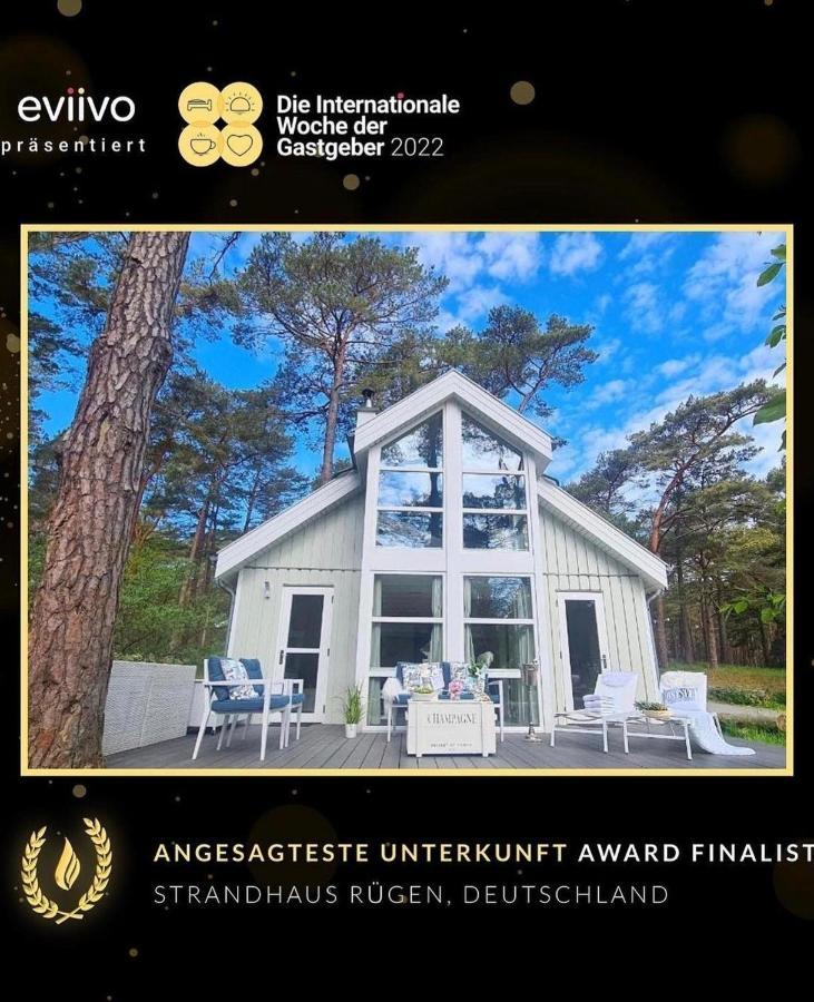 Strandhaus Ruegen - Meerblick, Sauna, Kamin & Whirlpool บาเบอ ภายนอก รูปภาพ